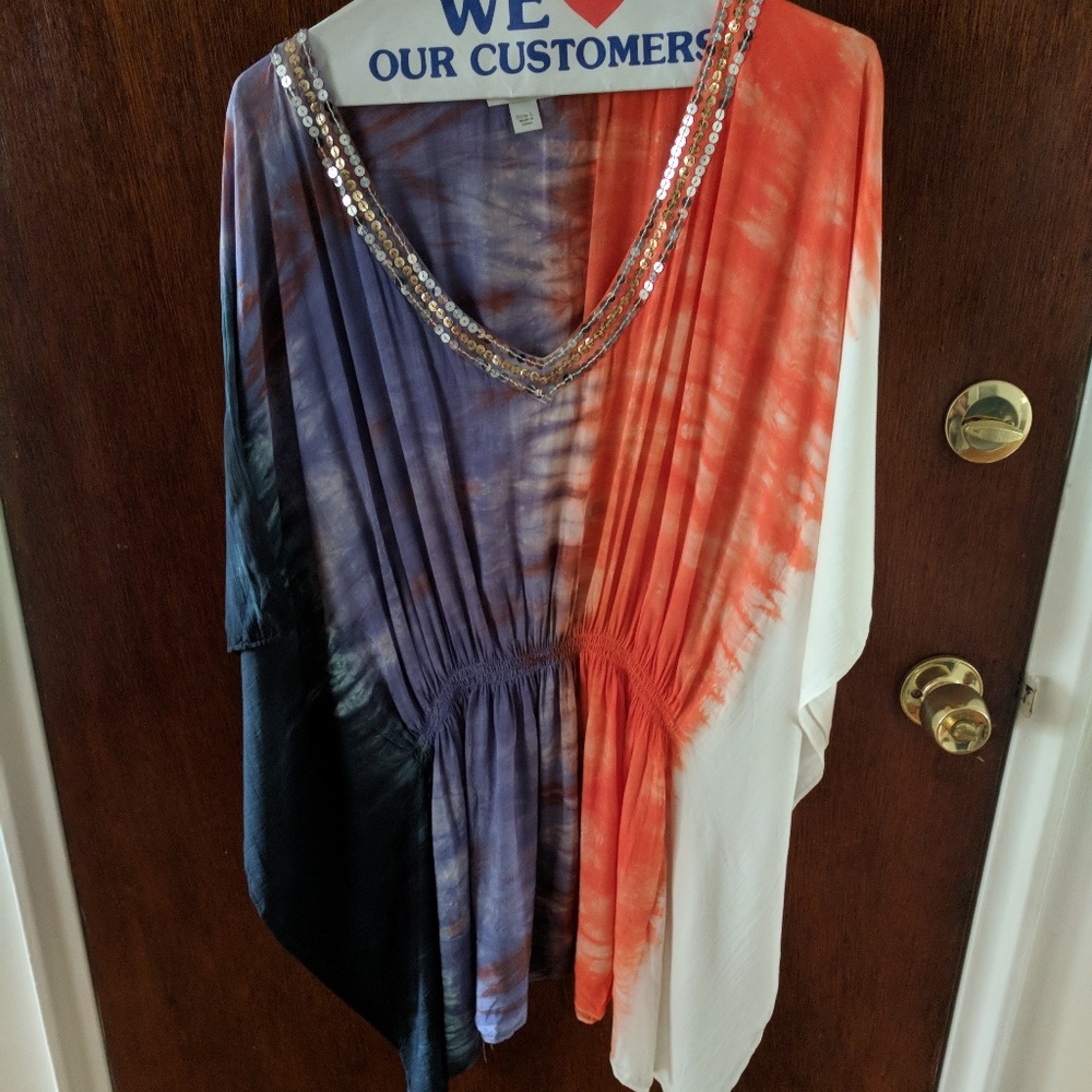 Boston Proper Butterfly top